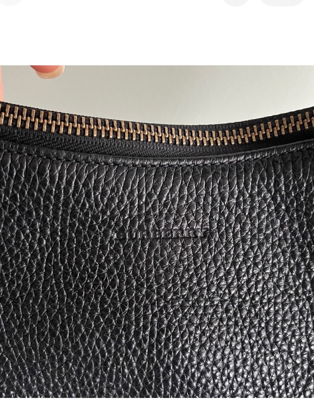 Black Pebbled Hobo Bag - Picture 3 of 13